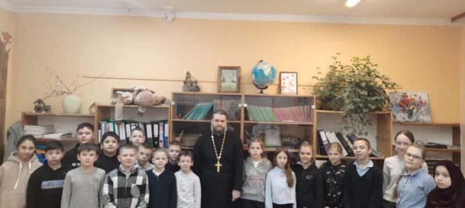 Посещение Сосново-Борской средней школы